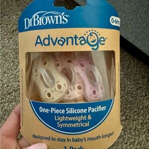 2 different pacifier sets Dr. Brown's Silicone & Mam